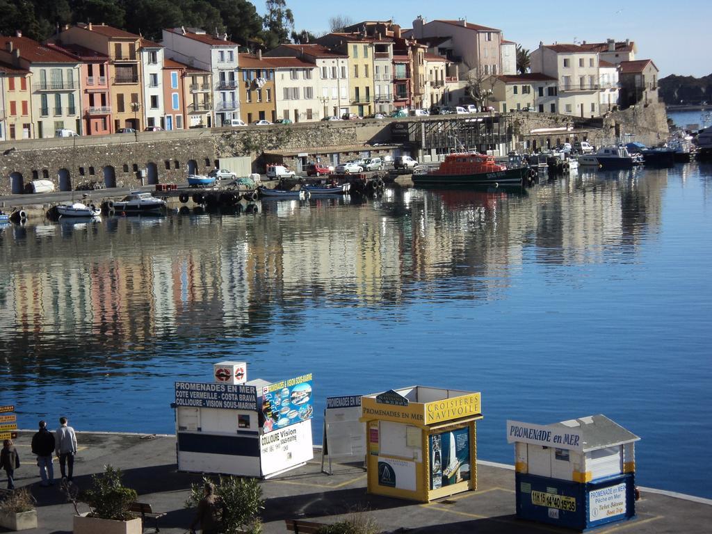 Appartement La Méditerranée vue sur la Mer Port Vendres Habitación foto